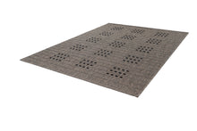 Load image into Gallery viewer, Sunset 606 Outdoor and Kitchen Taupe Rug with Dice Spotted Design - Lalee Designer Rugs
