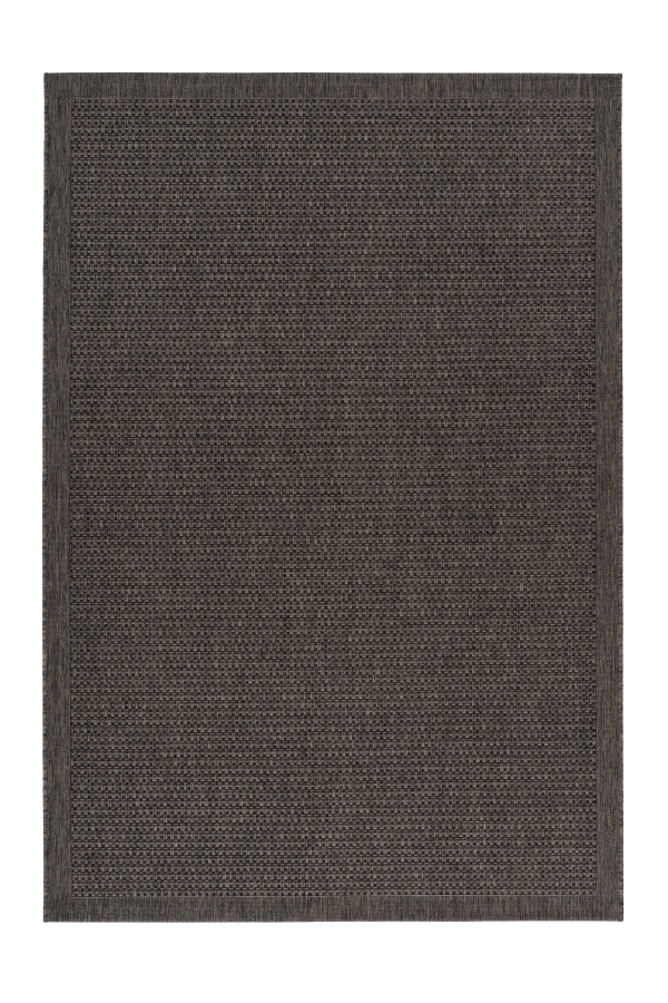 Sunset 607 Outdoor and Kitchen Taupe Rug with Sisal Design - Lalee Designer Rugs