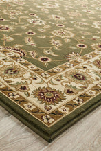 Load image into Gallery viewer, Sydney Collection Classic Rug Green With Ivory Border
