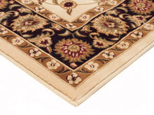Load image into Gallery viewer, Sydney Classic Runner Ivory With Black Border Runner Rug
