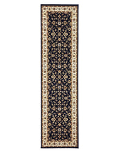 Load image into Gallery viewer, Sydney Classic Runner Blue With Ivory Border Runner Rug
