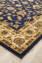 Load image into Gallery viewer, Sydney Collection Classic Rug Blue With Ivory Border
