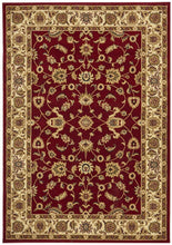Load image into Gallery viewer, Sydney Collection Classic Rug Red With Ivory Border
