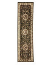 Load image into Gallery viewer, Sydney Collection Medallion Rug Green With Ivory Border
