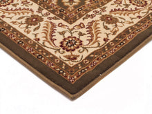 Load image into Gallery viewer, Sydney Medallion Runner Green With Ivory Border Runner Rug
