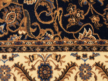 Load image into Gallery viewer, Sydney Medallion Runner Blue With Ivory Border Runner Rug
