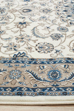 Load image into Gallery viewer, Sydney Collection Medallion Rug White With Beige Border
