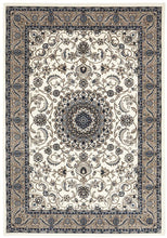 Load image into Gallery viewer, Sydney Collection Medallion Rug White With Beige Border
