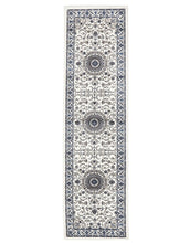 Load image into Gallery viewer, Sydney Collection Medallion Rug White With White Border
