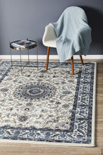 Load image into Gallery viewer, Sydney Collection Medallion Rug White With White Border
