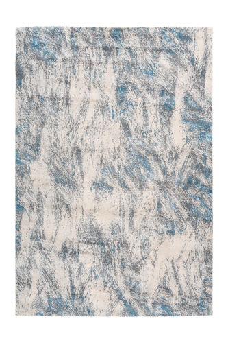 Sensation 501 Thick Modern Blue and Grey Abstract Rug - Lalee Designer Rugs