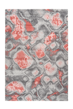 Load image into Gallery viewer, Sensation 505 Thick Modern Red Rug with Abstract Geometric Design - Lalee Designer Rugs
