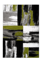 Load image into Gallery viewer, Swing 100 Modern Green and Black Rug with Checkered Design - Lalee Designer Rugs
