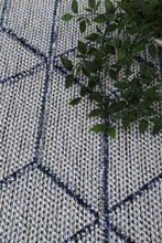 Load image into Gallery viewer, Barbados Greenslade Charcoal Geometric Outdoor/Indoor Rug
