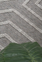 Load image into Gallery viewer, Barbados Devesi Grey Geometric Outdoor/Indoor Rug
