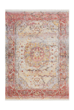 Load image into Gallery viewer, Vintage 701 Faded Multi-colour Rug with Centre Medallion - Lalee Designer Rugs
